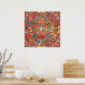 Mayan Calendar Art Poster (Küche)