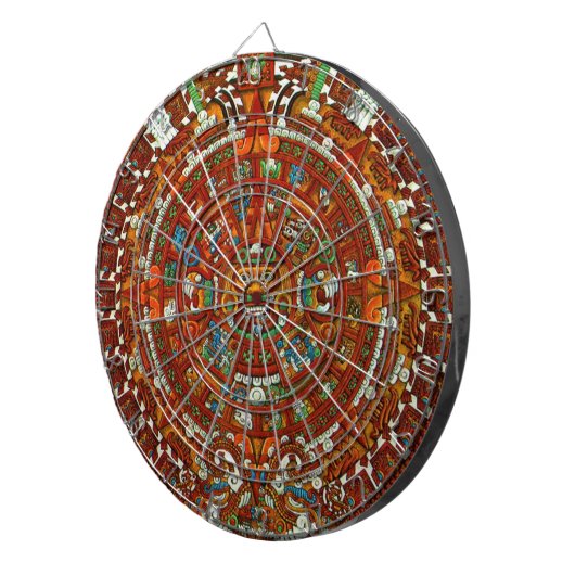 Mayan Calendar Dart Board Dartscheibe (Vorderseite rechts)