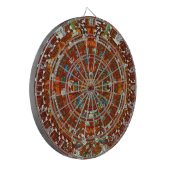 Mayan Calendar Dart Board Dartscheibe (Vorderseite Links)