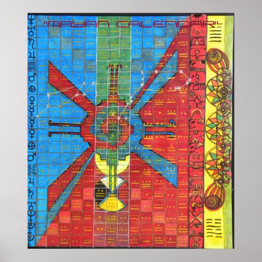 MAYAN CALENDAR, "MAYAN CALENDAR" POSTER (Vorne)