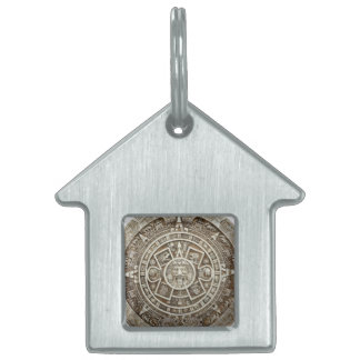 Mayan Calendar Pet ID tag Tiermarke