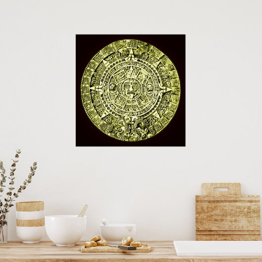 Mayan Calendar Poster (Küche)