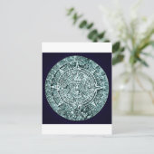 Mayan Calendar Postkarte (Stehend Vorderseite)
