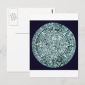 Mayan Calendar Postkarte (Vorne/Hinten)