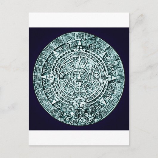 Mayan Calendar Postkarte (Vorderseite)