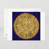 Mayan Calendar Postkarte (Vorne/Hinten)