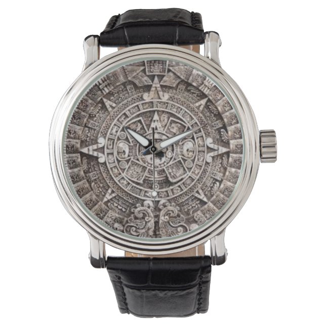 Mayan Calendar Wristwatc Armbanduhr (Vorderseite)