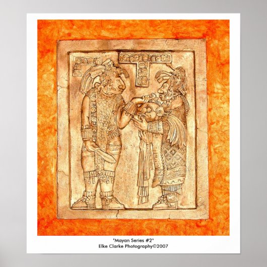 Mayan Carvings Foto Series #2 Poster (Vorne)