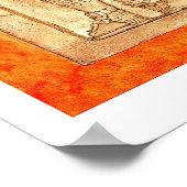 Mayan Carvings Foto Series #2 Poster (Ecke)