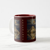 Mayan Chichen Itza Temple Hot Chocolate Tasse (Vorderseite Links)
