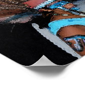 Mayan Dancer-Female (Wasserfarbe) Poster (Ecke)