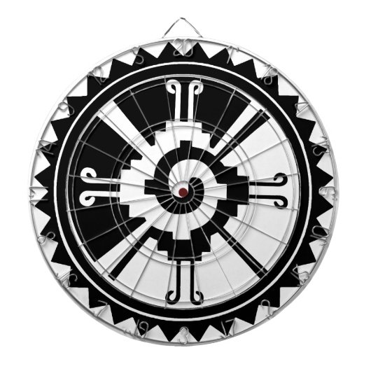 Mayan Deity Symbol Hunab Ku Dartscheibe (vorne)