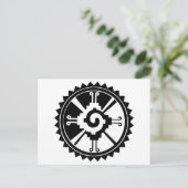 Mayan Deity Symbol Hunab Ku Postkarte (Stehend Vorderseite)