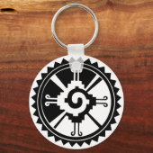 Mayan Deity Symbol Hunab Ku Schlüsselanhänger (Vorderseite)