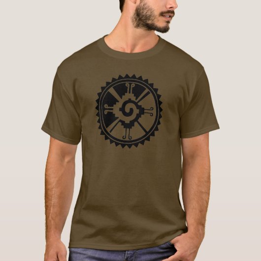Mayan Deity Symbol Hunab Ku T-Shirt (Vorderseite)