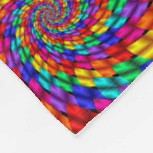 Mayan Dragon Fiesta Fleecedecke (Ecke)