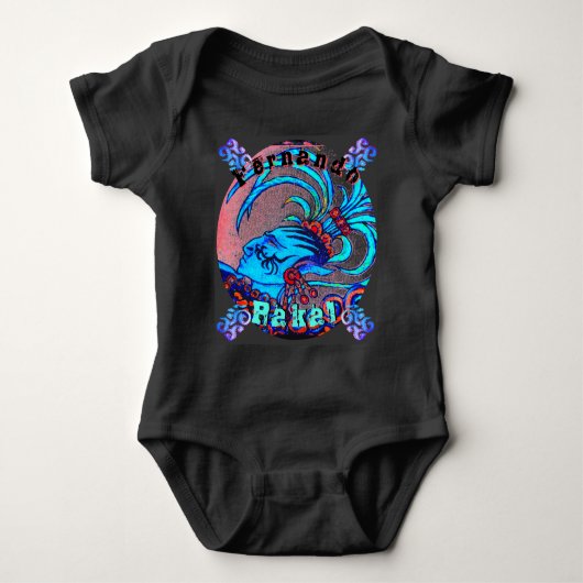 Mayan Elf: Defiance & Baby Name Baby Bodysuit Baby Strampler (Vorderseite)