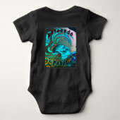 Mayan Elf: Defiance & Baby Name Baby Bodysuit Baby Strampler (Rückseite)