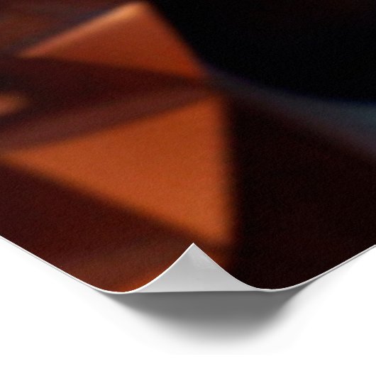 Mayan Flavored Abstrakt Metallic Face Makeup Poster (Ecke)