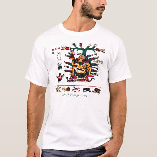Mayan-Glyphen-T-Shirt T-Shirt (Vorderseite)