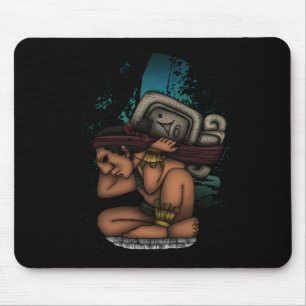 Mayan God Mousepad