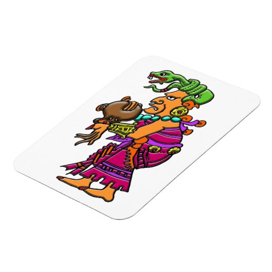 Mayan Goddess Ix Chel Magnet (Linke Seite)