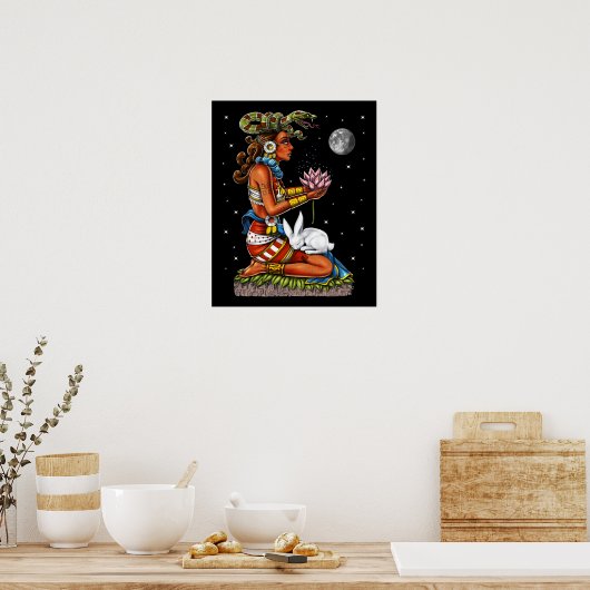 Mayan Goddess Ixchel Poster (Küche)