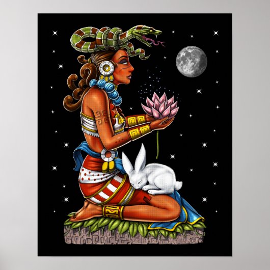 Mayan Goddess Ixchel Poster (Vorne)