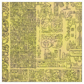 Mayan Gold Fabric Stoff (Nahaufnahme)
