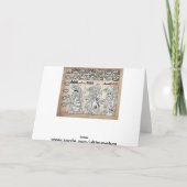 Mayan Greetings Card Karte (Rückseite)