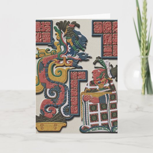 Mayan Greetings Card Karte (Vorderseite)