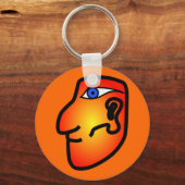 Mayan Head Schlüsselanhänger (Vorderseite)