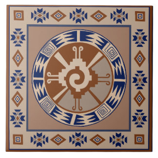 Mayan Hunab Ku Celestial Ceramic Tile Fliese
