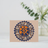 Mayan Hunab Ku Postkarte (Stehend Vorderseite)