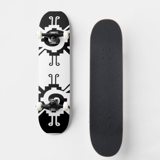 Mayan Hunab Ku Skateboard (Vorderseite)