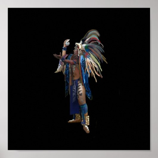 MAYAN INDIAN DRINT POSTER (Vorne)