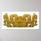 Mayan Jaguar - Gold Poster (Vorne)