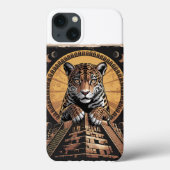 Mayan Jaguar Guardian | Aztec Mythology Art Case-Mate iPhone Hülle (Rückseite)