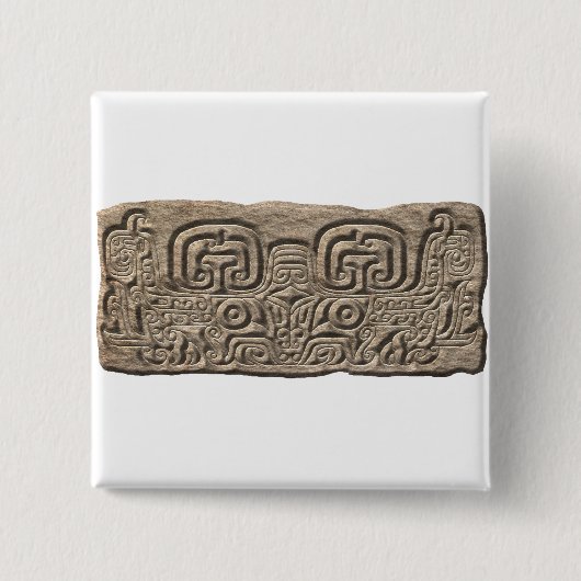 Mayan Jaguar-stone Button (Vorderseite)