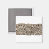 Mayan Jaguar-stone Magnet (Vorderseite/Rückseite)