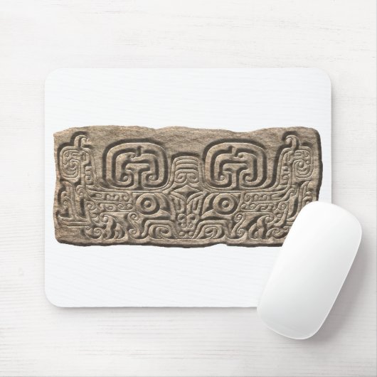 Mayan Jaguar-stone Mousepad (Mit Mouse)