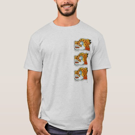 Mayan Jaguar Symbol T-Shirt (Vorderseite)