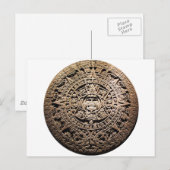 MAYAN-Kalender, 21. Dezember 2012 Postkarte (Vorne/Hinten)