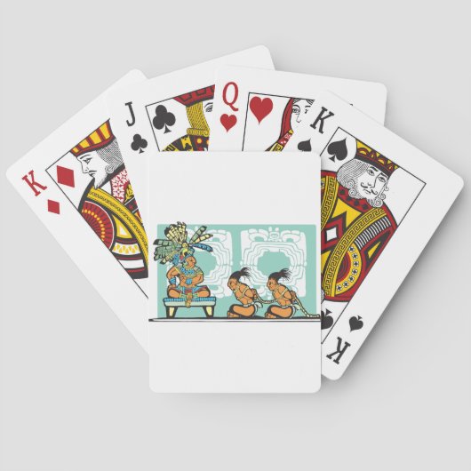 Mayan King Playing Cards Spielkarten (Rückseite)