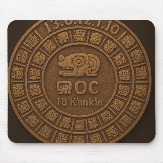 🖱️ Mayan-Langcount-Mauspad Mousepad (Vorne)