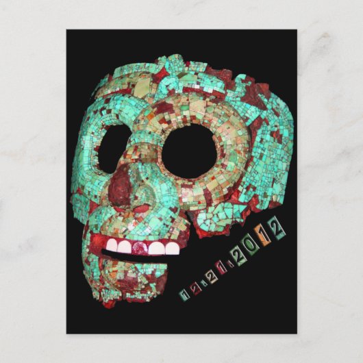 Mayan Mask-2012 Postkarte (Vorderseite)