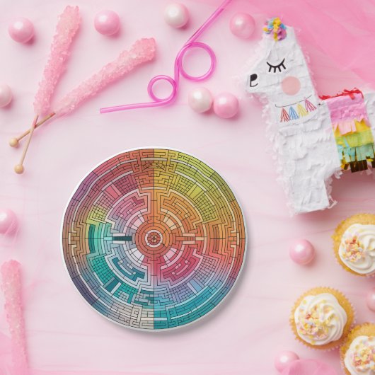 Mayan Mosaic Marvel 02 Pappteller (Party)