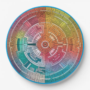 Mayan Mosaic Marvel Pappteller