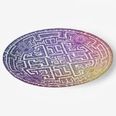 Mayan Mosaic Marvel Pappteller (Schrägansicht)
