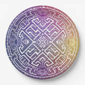 Mayan Mosaic Marvel Pappteller (Vorderseite)